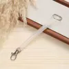 Cuerda de Resorte de Plástico de Color Caramelo de Alta Venta Retráctil Elástica Llavero Llavero para Llaves Teléfono Tarjeta Cadena Anti-Pérdida Llavero