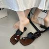 Zapatillas de cuña, Chanclas, Zapatos de mujer, Ropa de exterior de verano, Zapatos de playa, Sandalias plateadas, Zapatos romanos, Zapatos de mujer