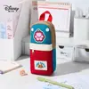 Estuche de lápices Disney de dibujos animados Zootopia caja de papelería multicapa de gran capacidad bolsa de papelería nueva de alto valor para estudiante