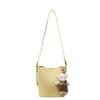Bolso Cruzado de Moda Transfronterizo, Bolso de Cubo Casual de Moda para Primavera y Verano, Textura Simple, Bolso Nuevo, Bolso de Hombro Versátil para el Trabajo