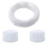 Anillo para el pelo de mujer de moda transfronterizo Banda para el pelo de maquillaje para casa Banda para el pelo semiacabada Felpa linda de color sólido Pulsera de lavado para la muñeca