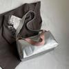 Estilo coreano Casual Grande Bolsa Bolsa de Ombro Simples 2024 Bolsa Elegante da Moda Grande Capacidade Viajante Crossbody Bolsa