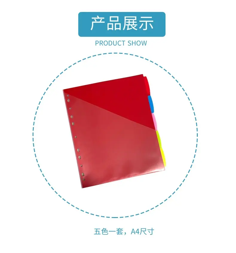彩色分隔页袋5个装_3@凡科快图.jpg