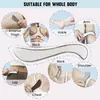 Cuchillo Fascial Cuchillo Fascial de Acero Inoxidable Cuchillo Raspador de Fascia Masaje de Cuerpo Completo Relajación de Músculos de Hombros y Cuello Raspador Artefacto para el Cuello