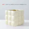 Nuevo macetero cuadrado de cerámica estilo chino, simple y lujoso con un toque de alta gama, adecuado para plantas verdes de interior y plantas en maceta, una pieza decorativa para balcón y sala de estar