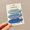 Pinzas para el cabello coloridas, artísticas y coquetas modelo 2025, pinzas de pico de pato estilo universitario para chicas dulces, pasadores para el cabello de estudiante, accesorios para el cabello de alto valor