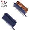 Carteira de Couro Genuíno para Homens, Carteira Longa com Zíper de Couro de Quadril de Cavalo Sintético, Carteira Longa Estilo Japonês, Bolsa de Couro de Quadril de Cavalo
