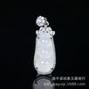 Atacado Bashan Cui Buddha Pendant Material Perigoso Jade Jade Colar Imperial Verde Completo Cui Pequeno Buddha Pendant Clavícula Corrente