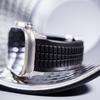 Pulseira de Silicone Estilo Granada Adequada para iWatch S11 Ultra Apple 8910 Fivela de Aço Inoxidável Cortável Pulseira de Pulso