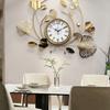 Reloj de moda nórdica para sala de estar, moderno, minimalista, decorativo para el hogar, colgante de pared, rojo, creativo, para restaurante, reloj de pared al por mayor