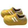 Zapatos de Algodón Impermeables Ailiser para Mujer 2026 Nuevo Estilo Otoño/Invierno Antideslizantes Con Felpa Cálida Suela Gruesa Tacón Cubierto Pantuflas de Algodón para Exteriores