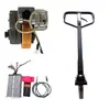 Transpaleta Semi-eléctrica Carretilla Hidráulica Manual 3 Ton Accesorios de Conducción Modificados Motor sin Escobillas Vehículo para Transportar Ladrillos Rueda de Conducción Caminante