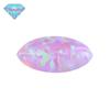 Huagang Gem OPAL Cavalo Em forma de olho OPAL sintético Pedra nua Anel Face Artificial Fire Color OPAL Fundo Plano Diamante OP10