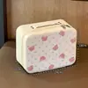2026 Nueva Caja de Maquillaje Portátil de Concha Dura con Forma de Oso Pequeño para Mujeres con Espejo Gran Capacidad Bolsa Organizadora Portátil para Cuidado de la Piel