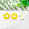 Venda Quente Transfronteiriça Liga de Esmalte Flor Colorida Girassol Acessórios de Joias DIY Colar Brincos Chaveiro Pingente