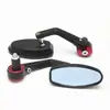 Carro elétrico motocicleta espelho retrovisor modificado reversor oval 22mm diâmetro todo o alumínio espelho retrovisor reflexivo