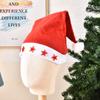 Sombrero Navideño de Estrella de Cinco Puntas Creativo con Brillantina y Luces Decoraciones Navideñas Pequeños Regalos de Navidad Venta al por Mayor Premios para Estudiantes de Escuela Primaria