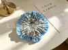 En stock al por mayor borde de encaje floral rosa liga para el pelo de intestino grueso atar pelo cuerda para el pelo anillo para el pelo anillo para el pelo cuerda para el pelo anillo para el pelo