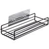 Estante de almacenamiento triangular para baño, sin perforaciones, con adhesivo fuerte, para lavarse las manos, para esquina de cocina, montado en la pared