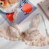 Conjunto de sujetador de estilo japonés Lolita para mujer, con encaje dulce, escote pequeño, push-up, sin aros, que levanta el pecho.