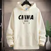 Sudadera con capucha de peso pesado al por mayor para hombre, Nuevo estilo de estudiante Primavera y Otoño, Tallas grandes, Top de moda estilo chino, Sudaderas con capucha Dropshipping