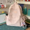 Bolso de doble hombro fresco y sencillo para mujer, ligero para viajar, alto (alto valor estético), mochila escolar, mochila de viaje linda de nicho ins para chica