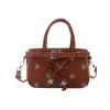 2026 Bolsos de Moda de Lunares para Principios de Otoño Bolso de Hombro Cruzado Versátil Bolso de Gran Capacidad Casual para el Trabajo