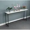 Mesa de Entrada Simples e Moderna, Mesa Longa Estilo Banco, Rack de Armazenamento de Mesa Nórdico de Luxo Leve, Rack de Armazenamento Aquecedor Radiador para Traseira de Sofá