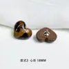 Botones de Resina con Estampado de Leopardo, Forma de Moño, Forma de Corazón, Botones Cuadrados de Dibujos Animados, Abrigo, Cárdigan, Suéter, Botones para Niños al por Mayor