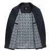 Chaqueta de hombre transfronteriza otoño/invierno 2026, estilo business casual, con cuello alto, acolchada para mayor calidez y diseñada para hombres de mediana edad