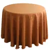 Especial Transfronterizo para Crochet Simple Liso Poliéster Mantel Redondo Grande Mantel para Mesa de Comedor Redonda Mantel para Mesa de Banquete de Hotel