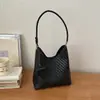 Bolsa de Cubo Tejida Transfronteriza de Moda de Gran Capacidad para Mujer 2026 Verano Nuevo Estilo Set de Bolsos Tote de Hombro Cruzado
