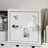 Gabinete de Contraseña Pequeño de Hierro Seguro para el Hogar Caja de Almacenamiento de Archivos con Cerradura de Escritorio Caja de Almacenamiento para Teléfono Móvil