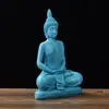 Explosiones Transfronterizas Resina Fondo Zen Buda Decoraciones para el Hogar Adornos Artesanías de Arenisca Decoraciones Estilo Chino