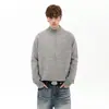 Suéter Cárdigan de Punto Jacquard con Textura Radiante Retro Americano Simple para Hombres y Mujeres Cárdigan Casual Perezoso Top de Punto
