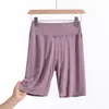 Pantalones Cortos de Seguridad de Modal para Mujer, Pantalones Cortos Antiexposición, Pantalones Cortos Tipo Boxer Finos de Cintura Alta para Verano, Leggings Moldeadores de Abdomen y Levantamiento de Glúteos