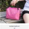Bolsa de almuerzo aislada, Bolsa bento portátil impermeable engrosada con papel de aluminio de gran capacidad, Bolsa para picnic de estudiante