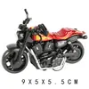 Juguetes de Modelo de Motocicleta de Aleación con Retroceso Transfronterizos Adornos de Escritorio Motocicleta Muñeca Clip Infantil Máquina de Juegos Regalos Venta al por Mayor
