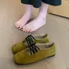 Nuevo estilo de zapato de salón 2026 tira cruzada punta cuadrada ballet francés verano cómodos zapatos Mary Jane mocasines para mujer