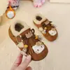 Zapatos de Algodón Perezosos de Felpa Suave con Borlas Versátiles Estilo Chino Nuevo Otoño e Invierno 2025 para Niñas Retro Birkenstock