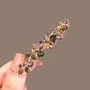 Pinza para flequillo de alta calidad pinza lateral pinza para el pelo de verano de alta gama pinza para el pelo brillante mariposa de fantasía pinza de cristal para mujer