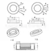 Base de Indutor com Base de Anel de Ferrite 13x18mm BASE-044
