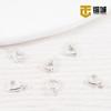 Retención de Color Oro Bolsa 14K Amor Cierre de Langosta Chapado Oro Real Corazón Torcido Hebilla de Resorte Pulsera diy Hecha a Mano Cadena de Extensión en Forma de Corazón