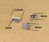 Plata de Ley S925 Chapada en Oro Hebilla de Bestia Mariposa Botón de Presión Conexión Colgante Hebilla Estilo Chino Accesorios para Joyería DIY