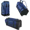 Bolsa de Viagem Dobrável Personalizada 86L com Rodas, Grande Capacidade, Impermeável, Bolsa Multifuncional para Esportes e Fitness, Bolsa de Esqui para Exterior