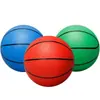 Juguetes de pelotas de goma para niños alta elasticidad inflable PVC multicolor línea baloncesto juguetes para niños de preescolar pelota para golpear