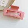 Moda estilo coreano Clip cuadrado clip esmerilado clip cuadrado hueco retro pinza para el pelo femenina de gran tamaño tipo tiburón