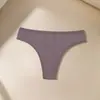 Nova calcinha feminina transfronteiriça, costela canelada cor sólida, algodão sexy, simples, respirável, confortável, calcinhas para jovens