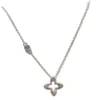 Collar de Estrella Estilo Coreano Nicho Lujo Ligero Joyería de Gama Alta Colgante para Mujer Cadena para Clavícula Versátil Trébol Collar Dulce
