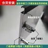 Porta de Armário em Liga de Alumínio com Moldura, Porta de Cozinha em Liga de Alumínio tipo Favo de Mel, Auto-Instalação com Moldura, Guarda-Roupa sem Furos para Uso Doméstico